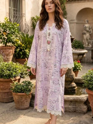 The 'Floral Bloom' Chikan Kari Pret
